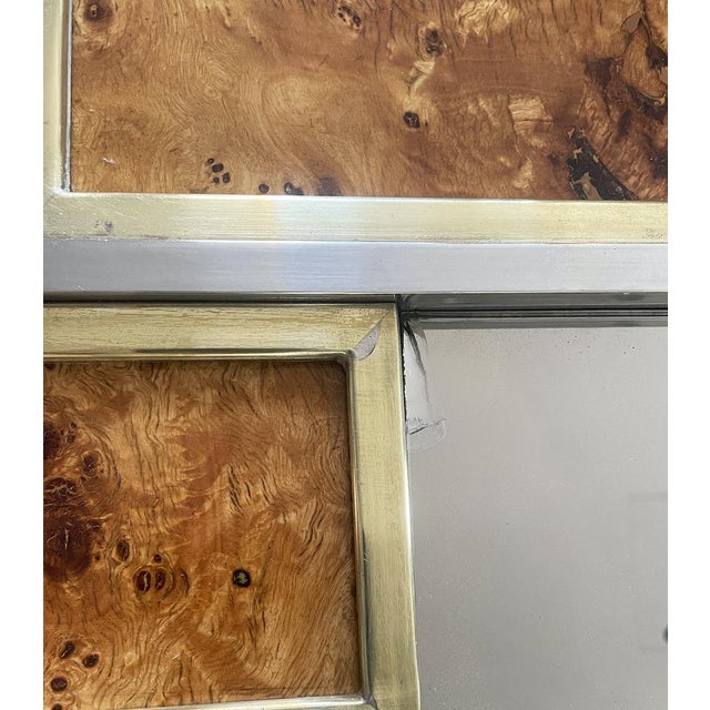 Vintage Mirrored Glass Coffee Table, 1970 For Sale - Image 10 of 12