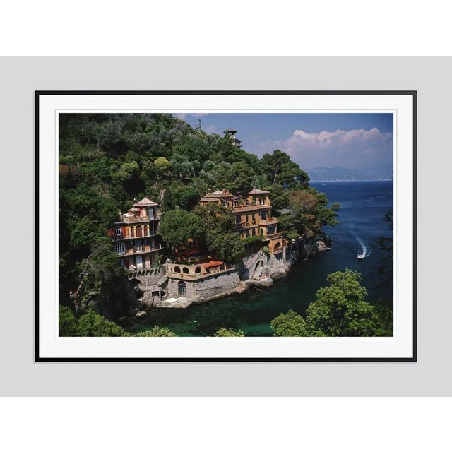 Portofino' by Slim Aarons Open Edition 1985, The most exclusive fishing village in Italy, Portofino, on Italy’s Ligurian...