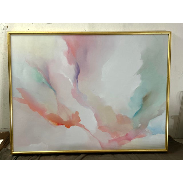 Late 20th Century Late 20th Century Abstract Oil on Linen Painting by David Grant Roth For Sale - Image 5 of 11