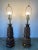 Vintage Large Ceramic Brown Drip-Glazed Retro Pottery Table Lamps - a Pair For Sale - Image 12 of 13