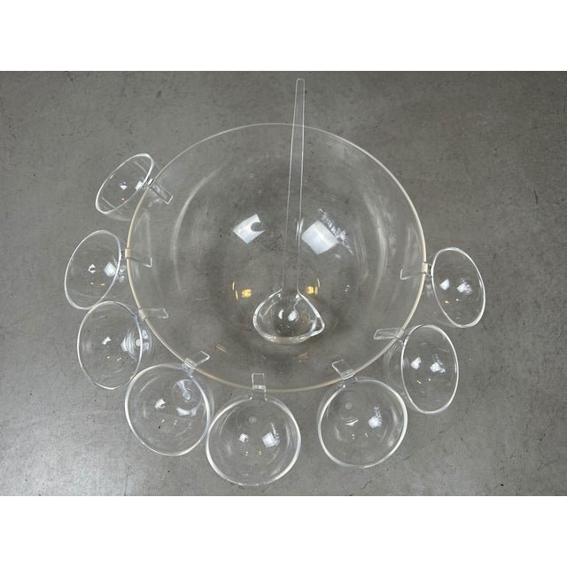 1970s Vintage Punch Set from Guzzini, 1970s, Set of 10 For Sale - Image 5 of 6