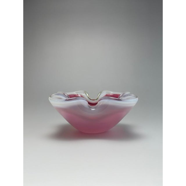 Gold Murano Glass Bowl by Archimede Seguso, Italy, 1960s For Sale - Image 8 of 10
