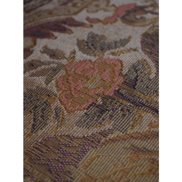 Set of 4 High Back Mahogany Upholstered Dining Chairs For Sale - Image 14 of 18