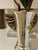 Antique 19th Century Bohemian Hand-Painted Floral Mercury Glass Vase For Sale - Image 14 of 15