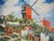 Modern Elisée Maclet, Montmartre Moulin de la Galette, 1930, Oil on Panel, Framed For Sale - Image 3 of 9