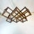 1970s 1970s Vintage Boho Chic Arts & Crafts Wood Wine Rack - 10 Bottle. For Sale - Image 5 of 11