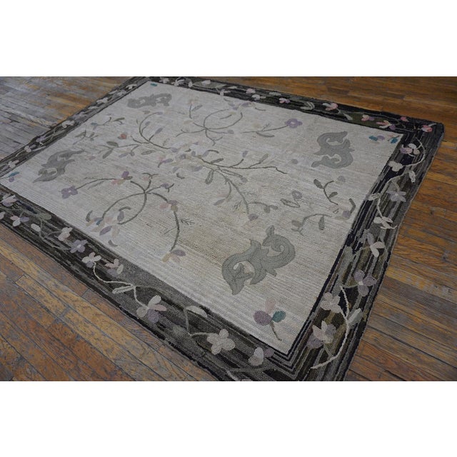 Antique American Hooked Rug, size: 5' 10" x7' 9" General Rug Type: North & South American Specific Rug Type: American...