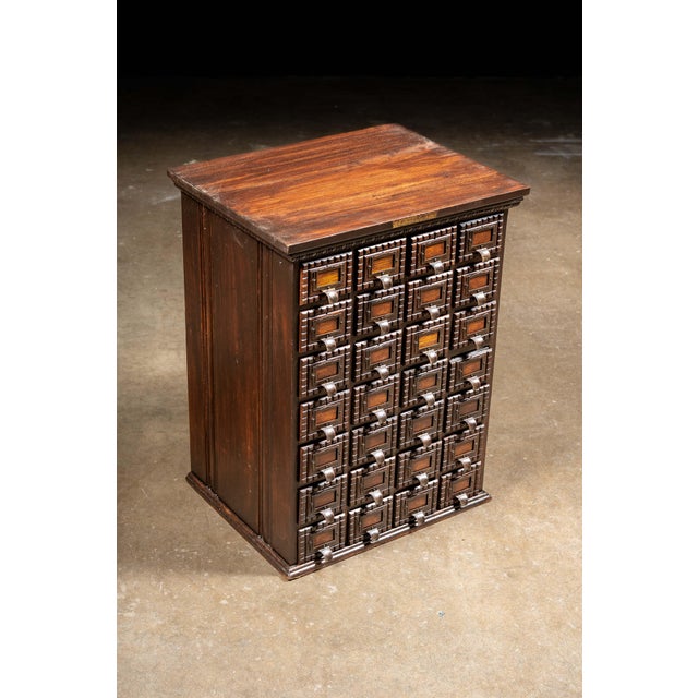 Late 19th Century Oak Tramp Art Screw Cabinet by J. D. Warren For Sale - Image 4 of 11