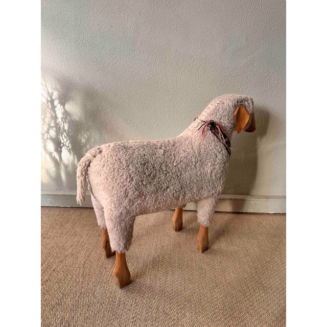 German Sheep Stool by Hans-Krafft for Meier, 1970s For Sale - Image 4 of 18