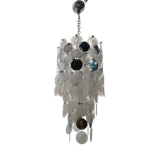 Space Age Murano Glass Chandelier by Nason Mille Luna, Italy, 1960s For Sale