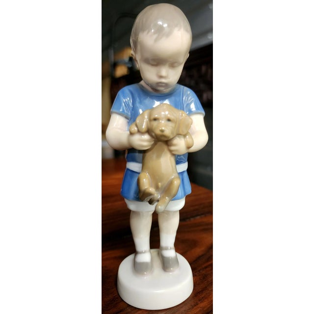 Bing & Grondahl Danish Hand-Painted Fine Porcelain Figurine For Sale - Image 13 of 13