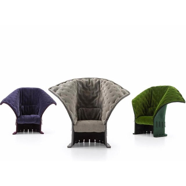 Gaetano Pesce Felt Chairs by Gaetano Pesce for Cassina, Set of 3 For Sale - Image 4 of 15