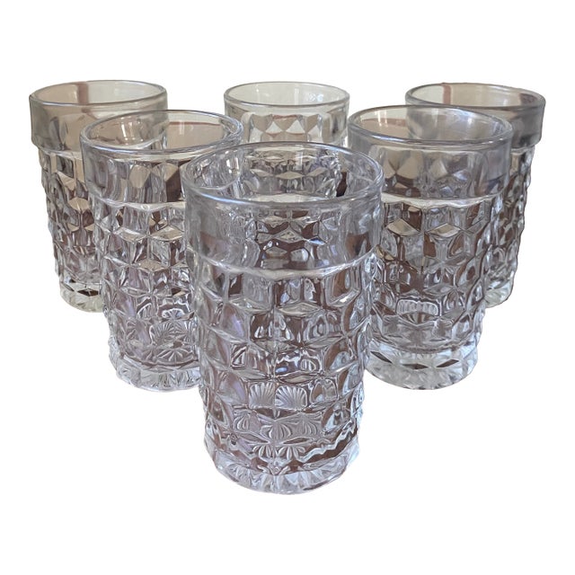 Mid-Century Modern Fostoria Set of 6 Glasses For Sale