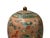 Pink Vintage Oriental Pink Rose Butterflies Floral Graphic Porcelain Jar For Sale - Image 8 of 13