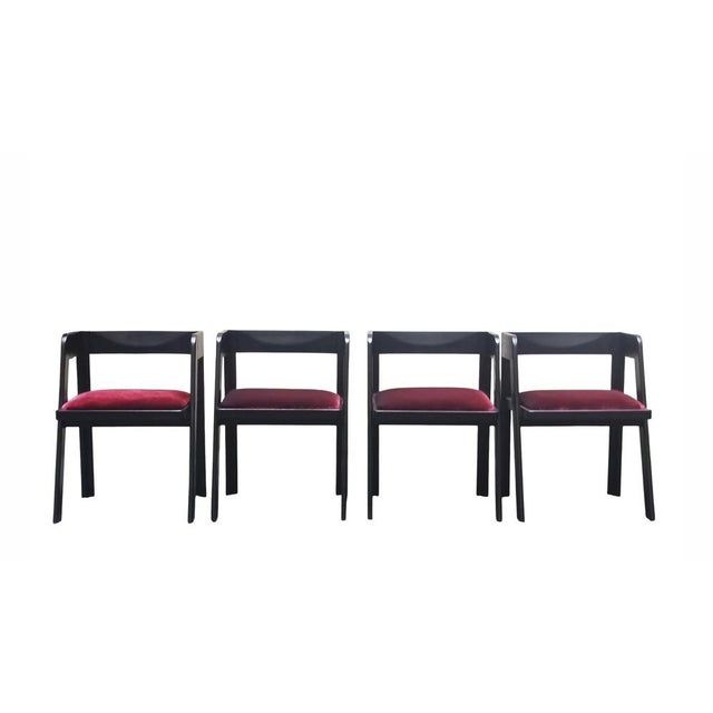 Programma C Chairs by Tito Agnoli for Citterio, Italy, 1970s, Set of 4 For Sale - Image 9 of 11