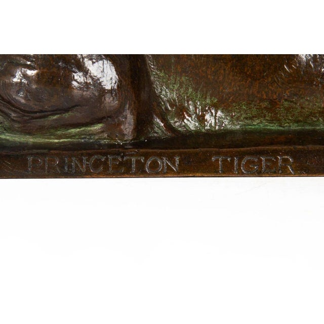 Rare American Bronze Sculpture “Princeton Tiger” by Alexander Phimister Proctor For Sale - Image 11 of 12