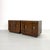 Mid 20th Century Vintage MCM Walnut Brutalist Bedside Tables – Pair For Sale - Image 5 of 7