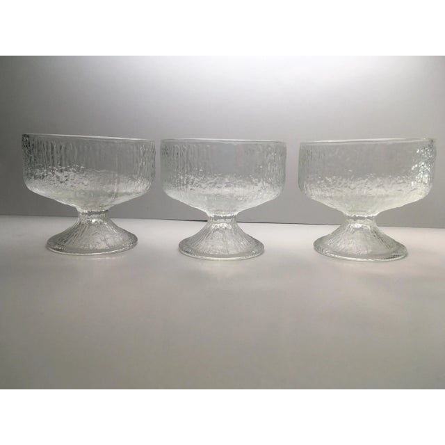 Mid 20th Century Textured Glass Indiana Glass Co Pitcher Footed Lowball Glasses Set 4 Pieces Chairish