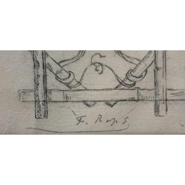 Félicien Rops (1833 - 1898), Belgian artist Nipe Bay Original drawing. Graphite on paper Signed at the bottom right...