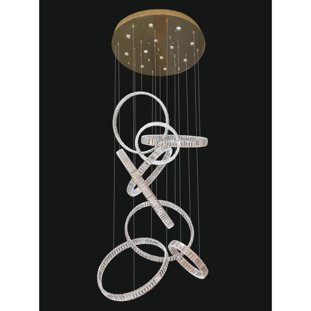 Not Yet Made - Made To Order Collection Orione 2.0 Chandelier in Metal and Crystal by Jago For Sale - Image 5 of 8