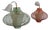 Filigree Spaghetti Ceiling Lamps, Italy, 1950s, Set of 2 For Sale
