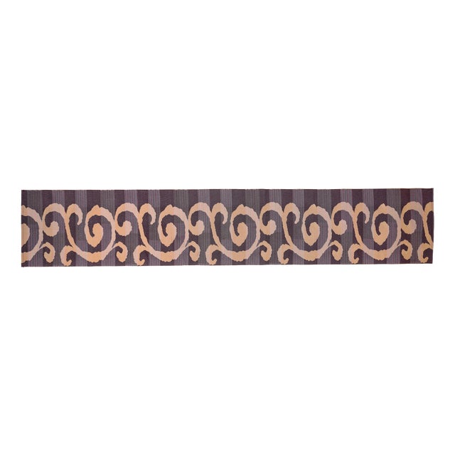 Japanese Ceremonial Silk Table Runner by Renaras For Sale