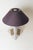 Mid-Century Modern Bicolor Metal and Silk Lampshade Table Lamp, France, 1960s For Sale - Image 11 of 18