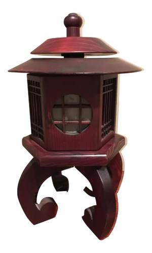 Vintage Chinese Rosewood Lantern