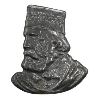Metal Portrait of Garibaldi, 1880s For Sale