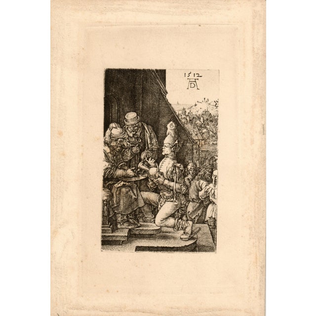 Sculpture Materials Albrecht Durer Pilate Washing His Hands Engraving 1512 For Sale - Image 7 of 8