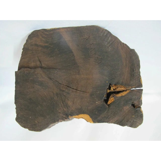 Mid 20th Century Vintage Makonde Tree of Life Wood Carving Sculpture Signed Amisi For Sale - Image 5 of 6