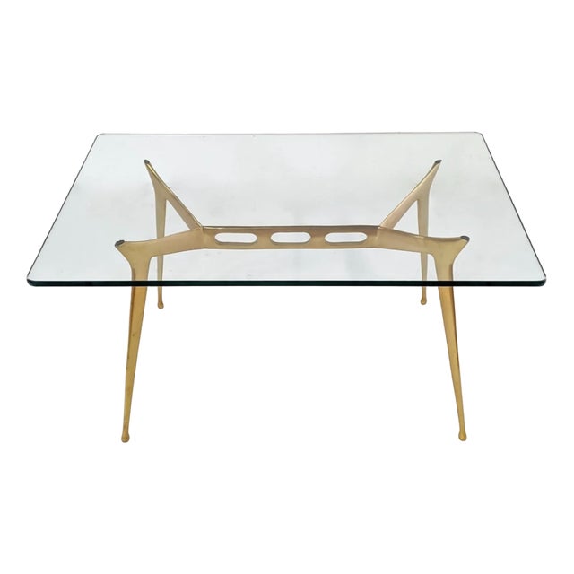 Coffee Table attributed to Cesare Lacca for Fontana Arte, 1950s For Sale