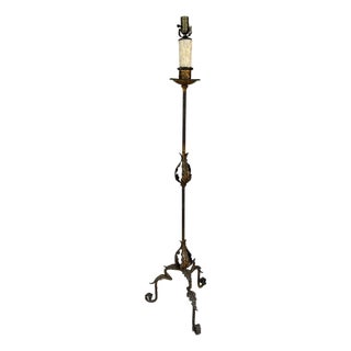 Spanish Gilt Floor Lamp For Sale