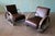 1960s Vintage Pair of Ralph Lauren Hudson St Lounge Chairs in Leather and Stainless Steel For Sale - Image 5 of 11