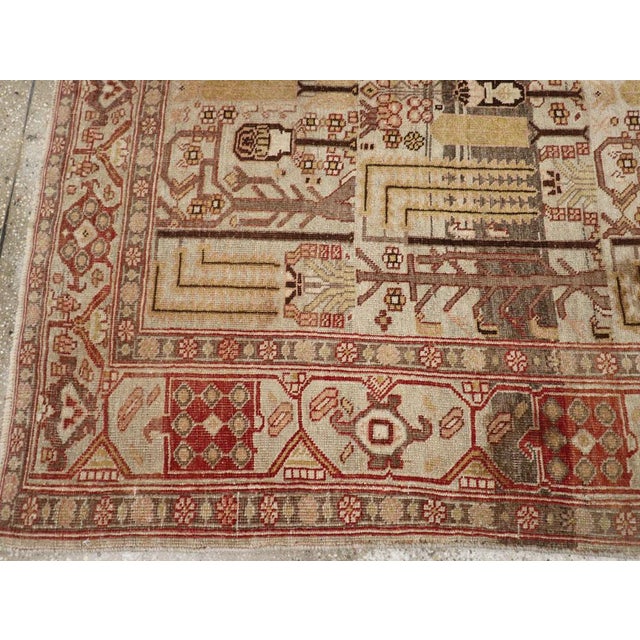 Textile Galerie Shabab Collection Early 20th Century Persian Bidjar Rug For Sale - Image 7 of 10