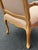 Vintage French Louis XV Cerused Wood Bergere Chair For Sale - Image 10 of 11