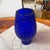 Roberto Cavalli Cobalt Blue Glass Vase, Textured Design, Circa 2000 For Sale - Image 11 of 15