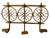 Wood Rattan Coat Rack in the style of Olaf von Bohr, Italy, 1960s For Sale - Image 7 of 7