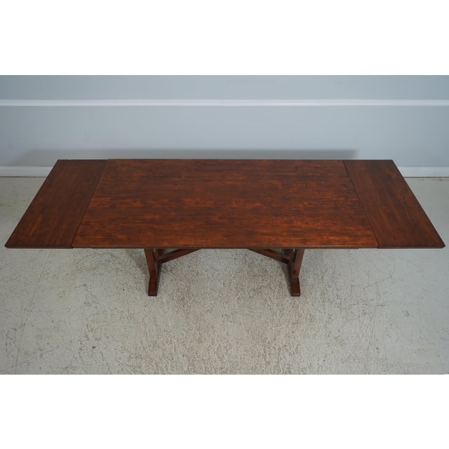 Nichols & Stone by Stickley Trestle Dining Room Table For Sale - Image 14 of 18