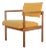 Vintage Mid-Century Modern Wood & Upholstered Arm Chair For Sale
