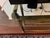 Mid-Century Modern Italian Style Gilded Brass Glass Top Console Hall Table For Sale - Image 4 of 9