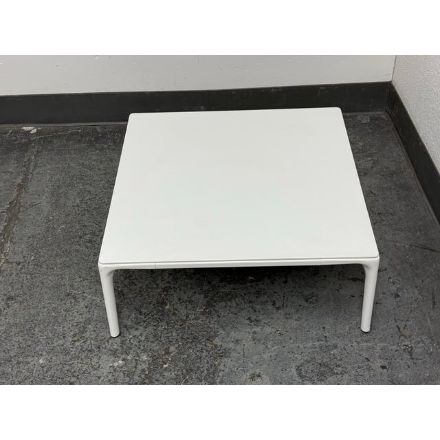 White Jean-Marie Massaud for MDF Italia Yale Low Square Coffee Table For Sale - Image 8 of 12