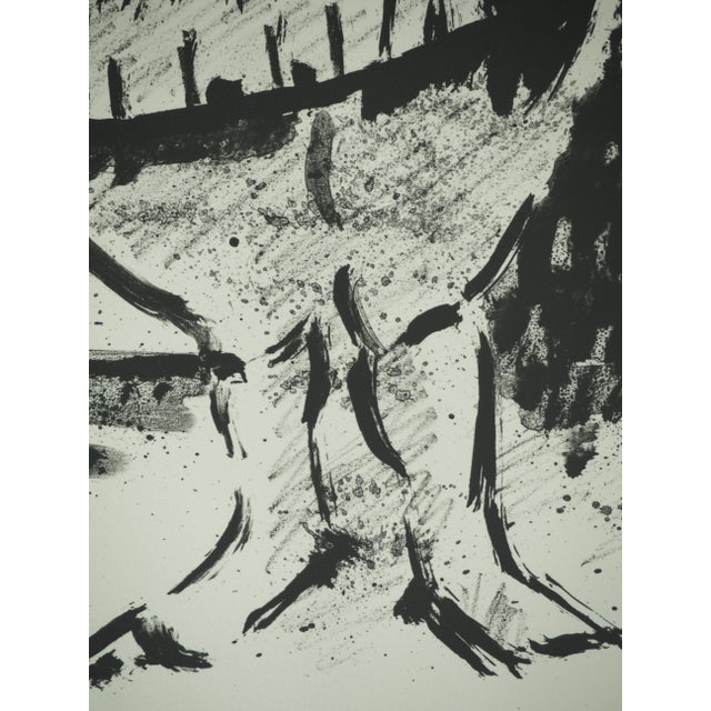 Roger Crusat, La bouffonnerie sans couleur, Lithograph For Sale - Image 5 of 7