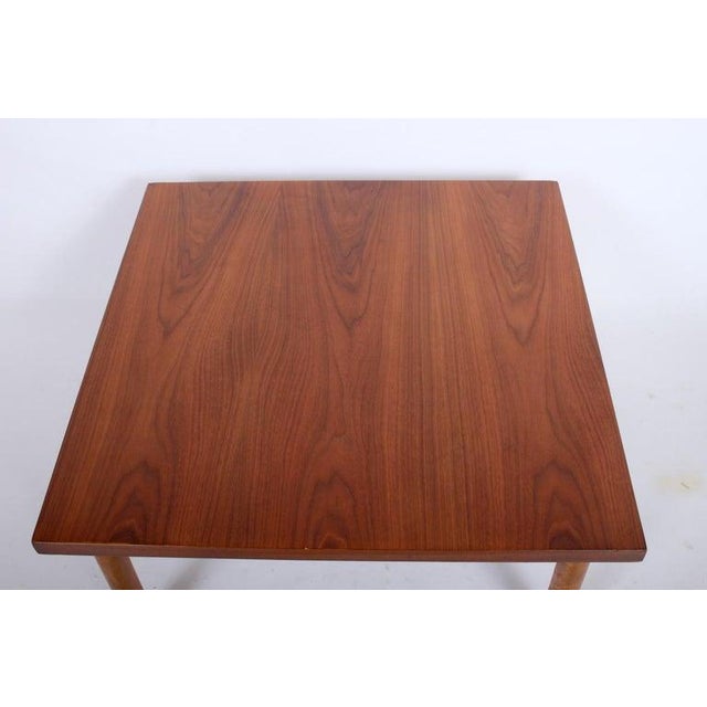 Wood 1960s T. H. Robsjohn-Gibbings for Widdicomb Square Mahogany Coffee Table For Sale - Image 7 of 11