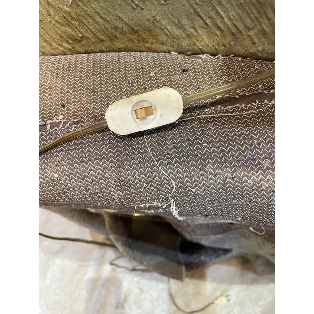 Mid-Century Modern Iron Lamp – Vintage Industrial Lighting For Sale - Image 10 of 11