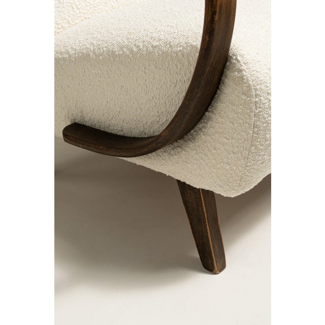 French 19th Century France Cream Wood Armchair For Sale - Image 3 of 11