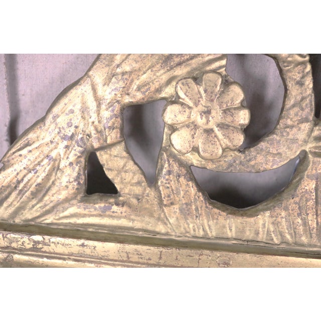 Gold Late 18th Century French Marriage Mirror For Sale - Image 8 of 10