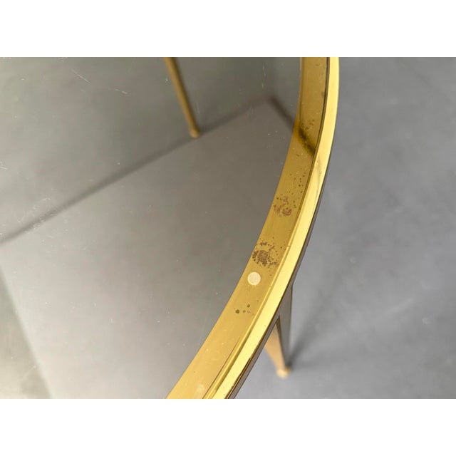 Hollywood Regency Coffee Table in Brass and Glass from Vereinigte Werkstätten München, Germany, 1960s For Sale - Image 6 of 10