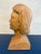 Vintage Hand Carved Wooden Figural Bust For Sale - Image 4 of 9