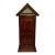 Mid-Century British Mahogany Indoor Post Mail Sentry Box Cabinet With Lock and Key For Sale